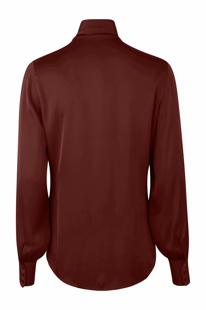 Selma Blouse, Bowtie Flyfront