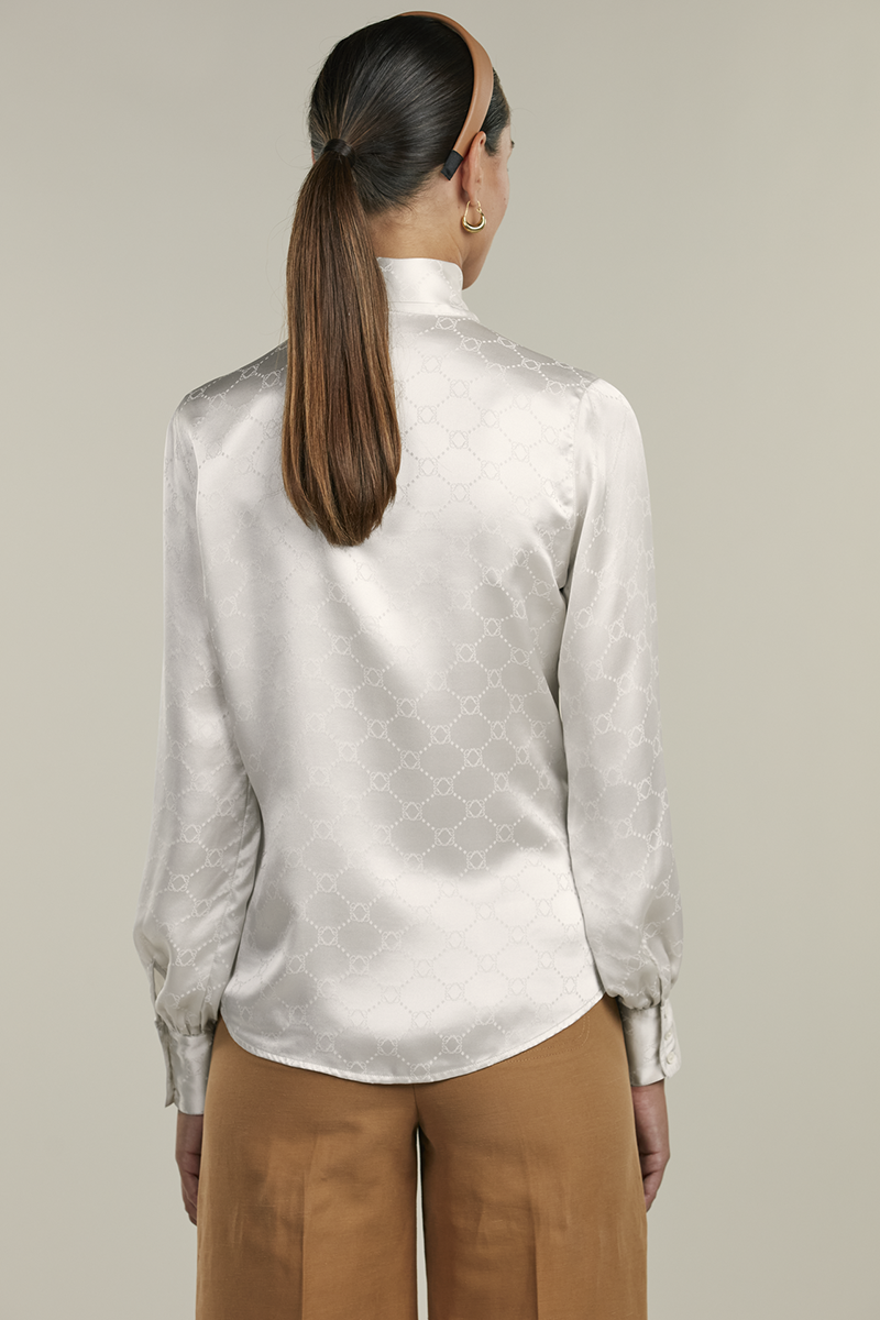 Selma Blouse, Bowtie Flyfront