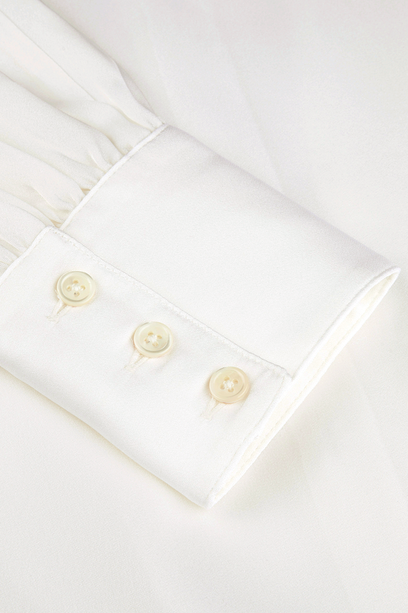 Selma Blouse, Bowtie Flyfront