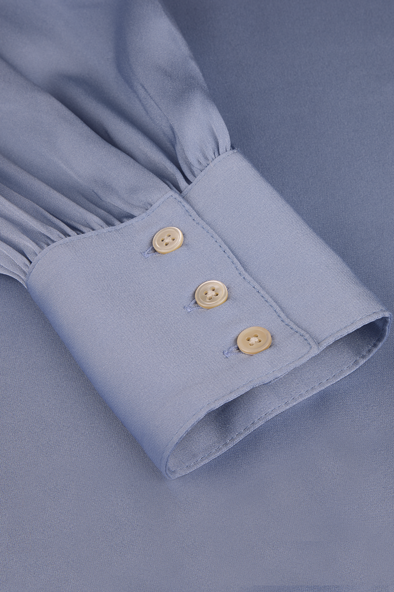 Selma Blouse, Bowtie Flyfront