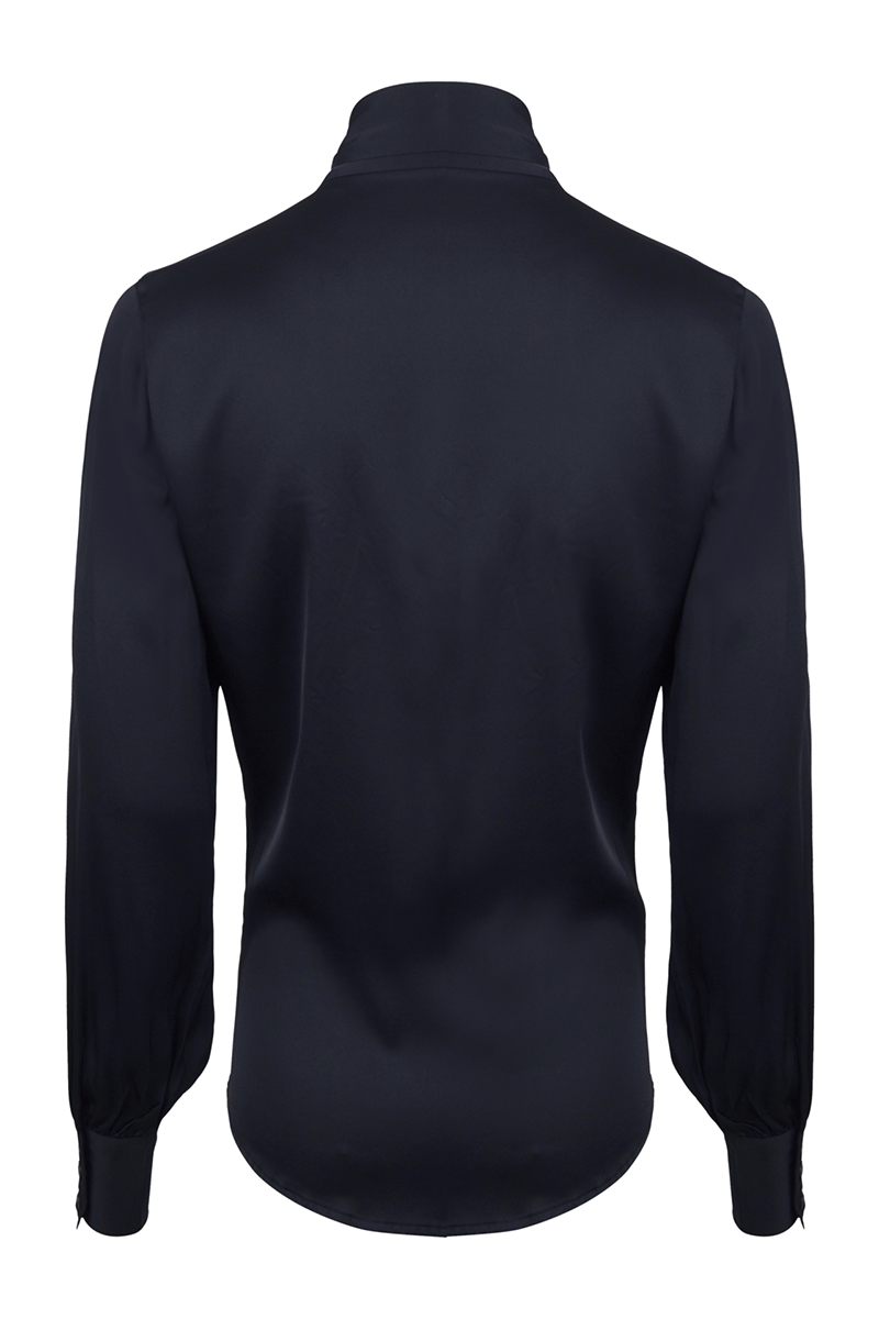 Selma Blouse, Bowtie Flyfront