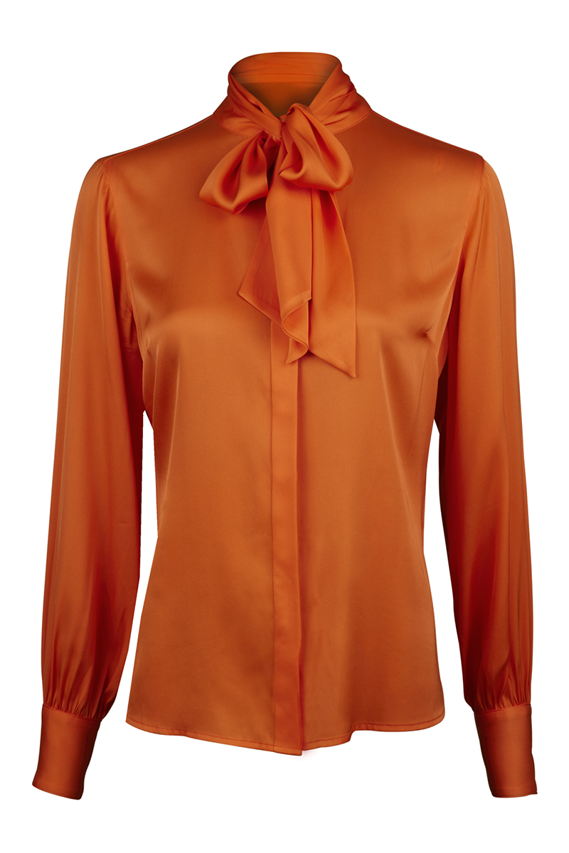 Selma Blouse, Bowtie Flyfront