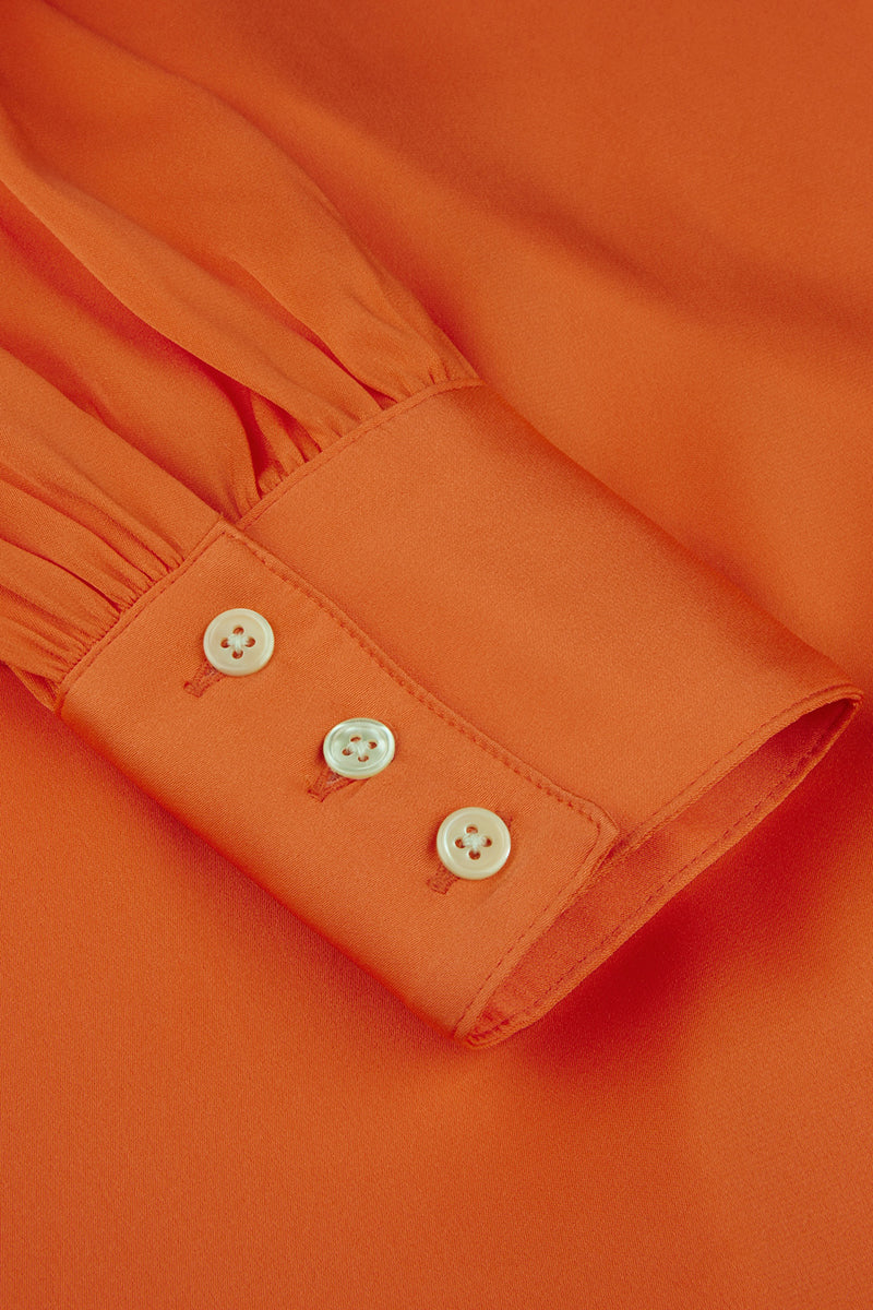 Selma Blouse, Bowtie Flyfront