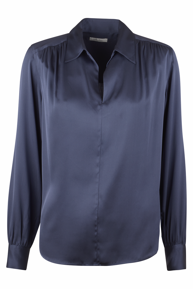 Inez blouse, open v-neck