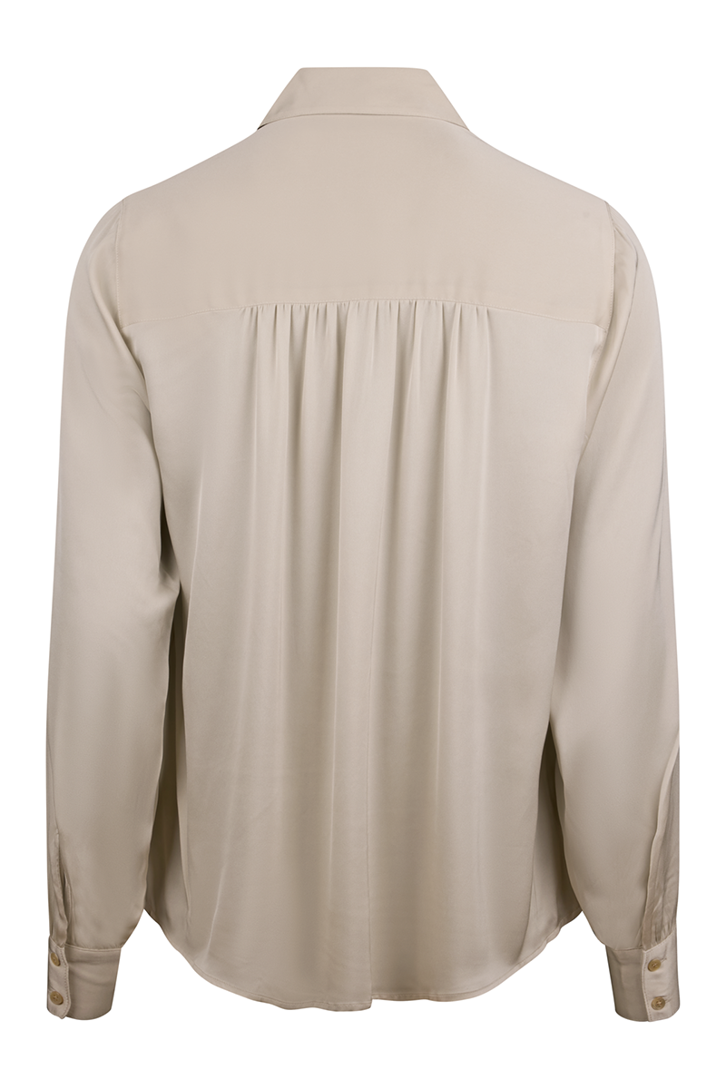 Inez blouse, open v-neck
