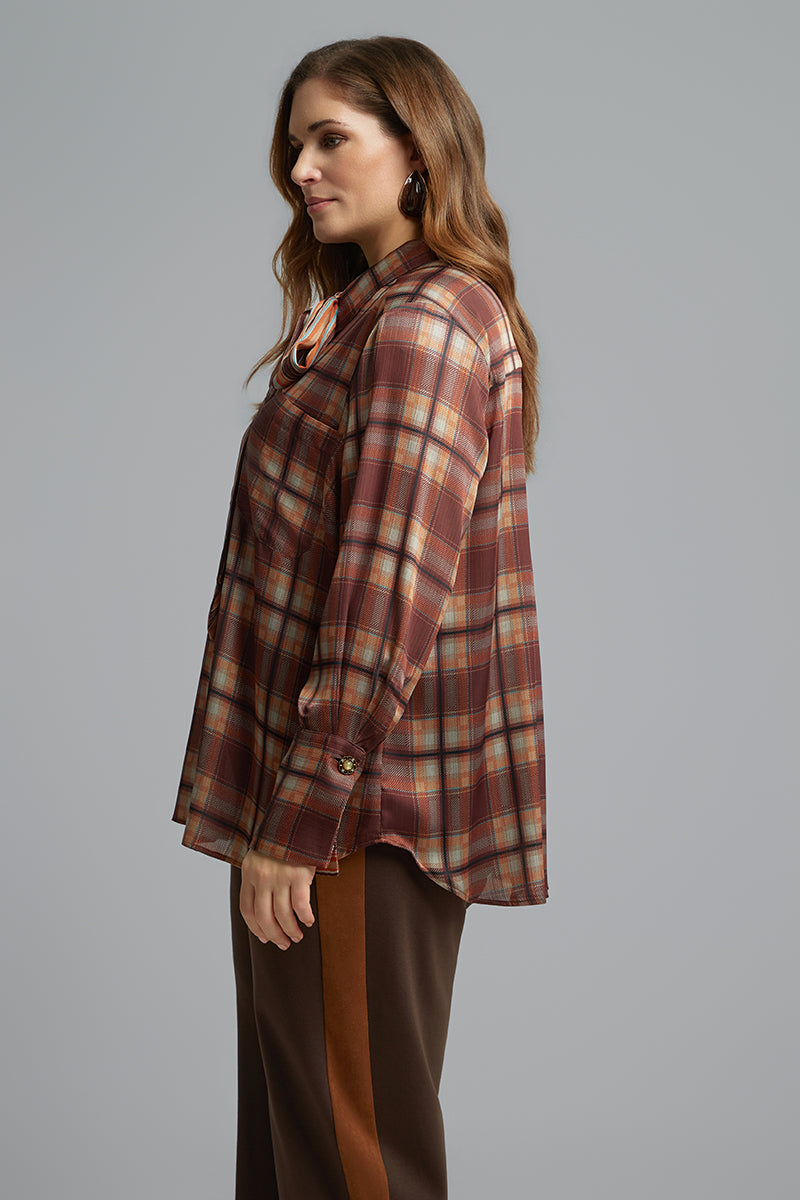Shirt with bow