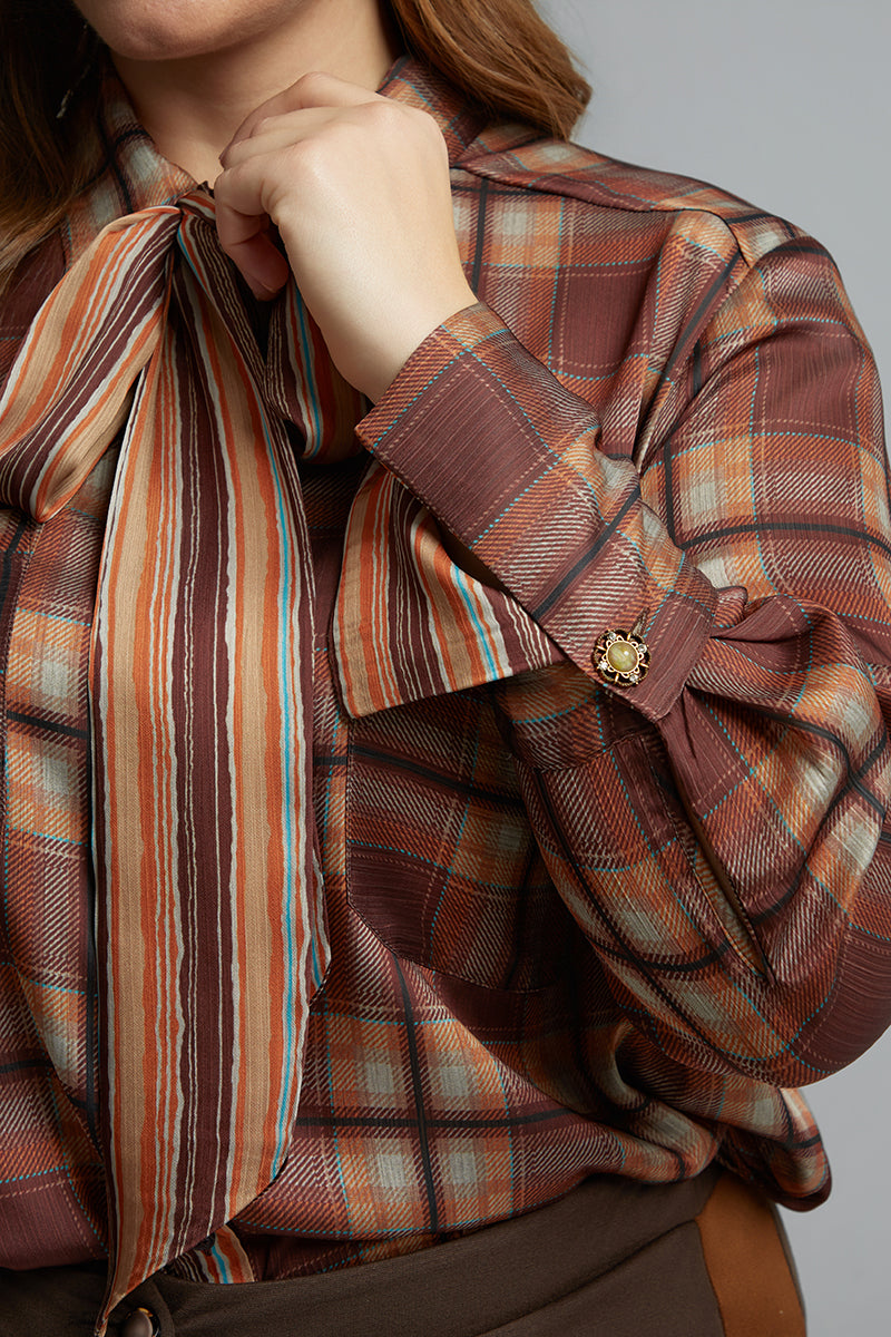 Shirt with bow