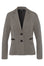 Jacket with two-tone herringbone pattern