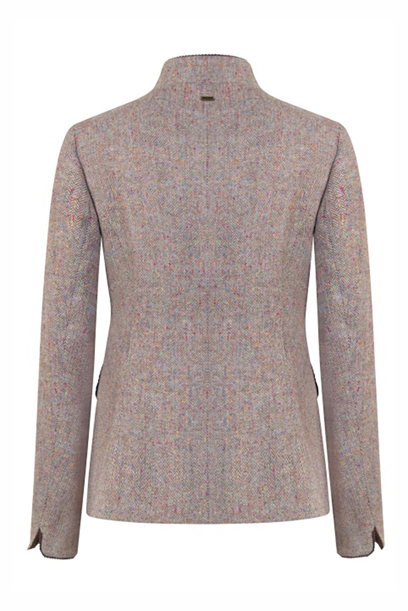 Wool jacket in herringbone pattern