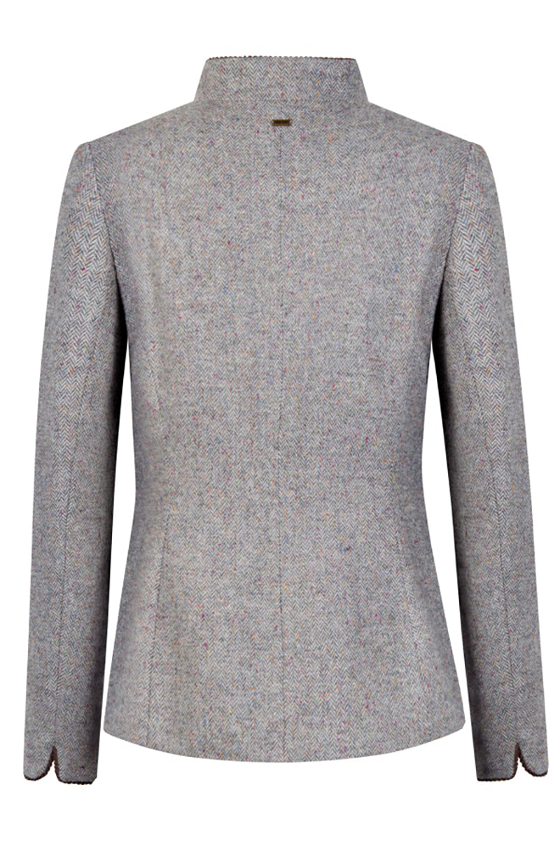 Wool jacket in herringbone pattern