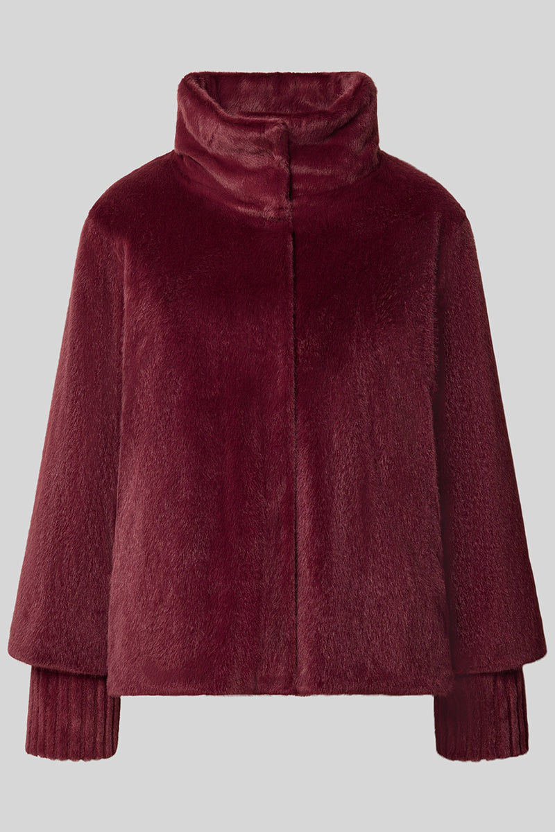Faux fur jacket