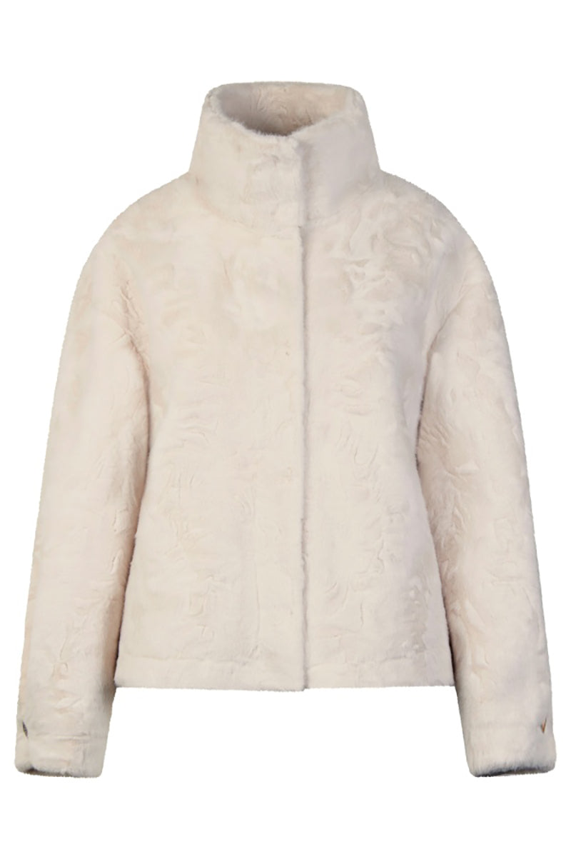 Faux fur blouson jacket