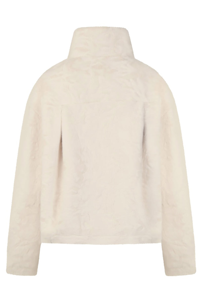 Faux fur blouson jacket
