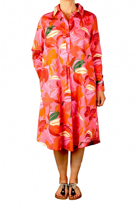 Dress with all-over print