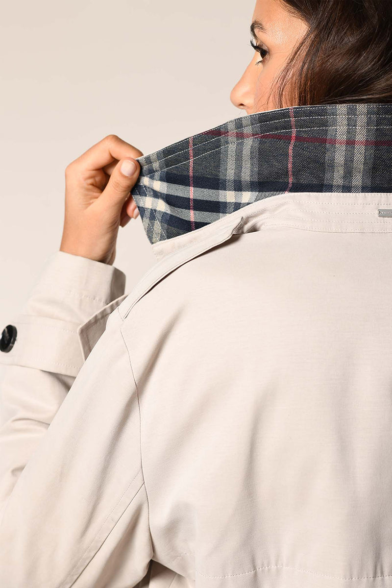 Cotton trench coat