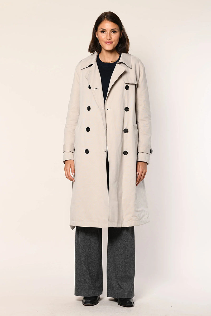 Cotton trench coat