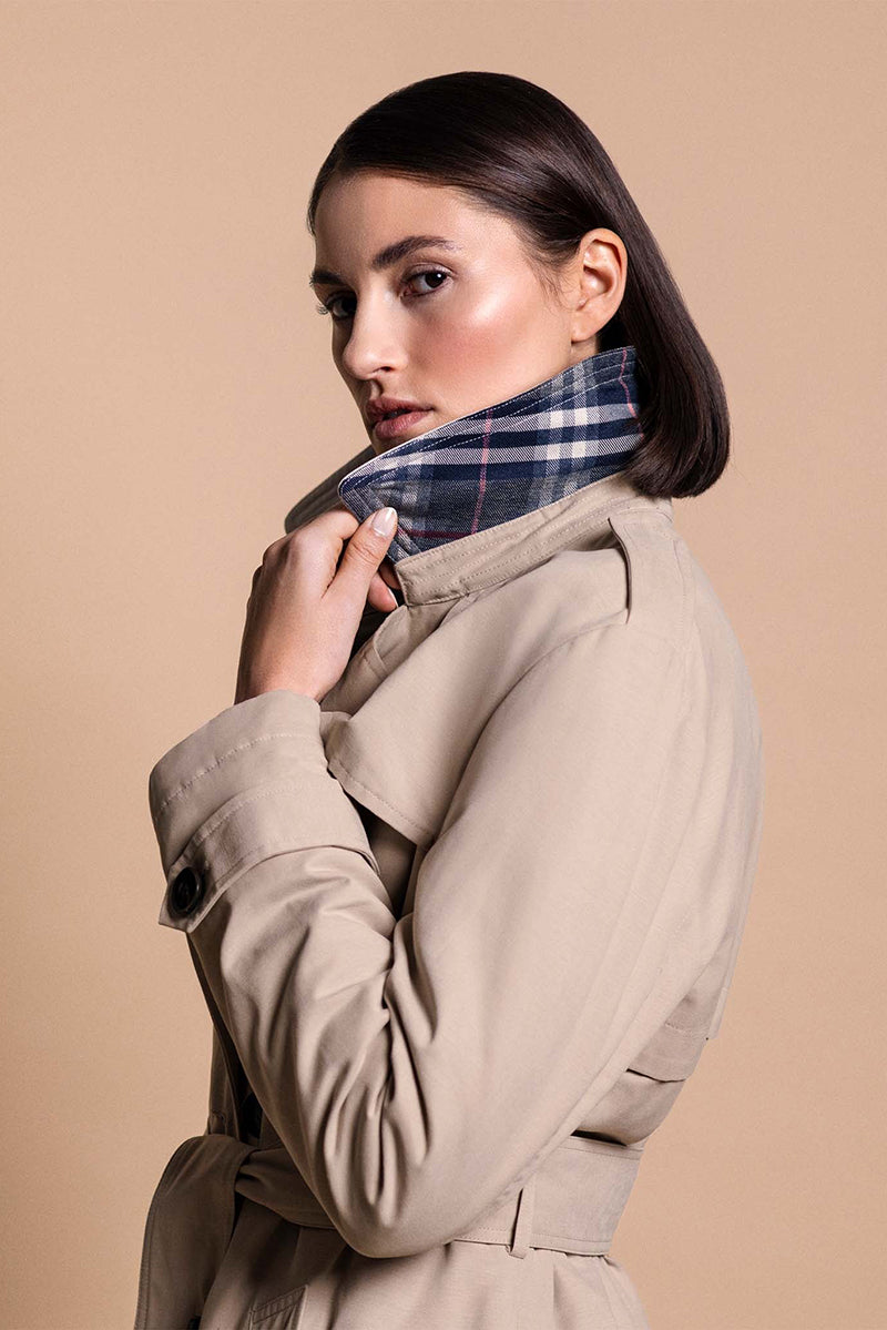 Cotton trench coat