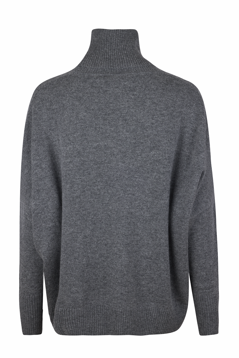 Kira with hight collar, knit