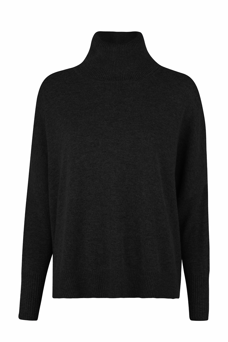 Kira with hight collar, knit