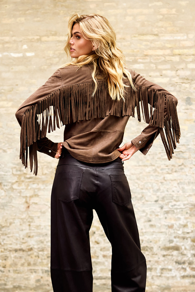 SharonDEP Fringes Shirt