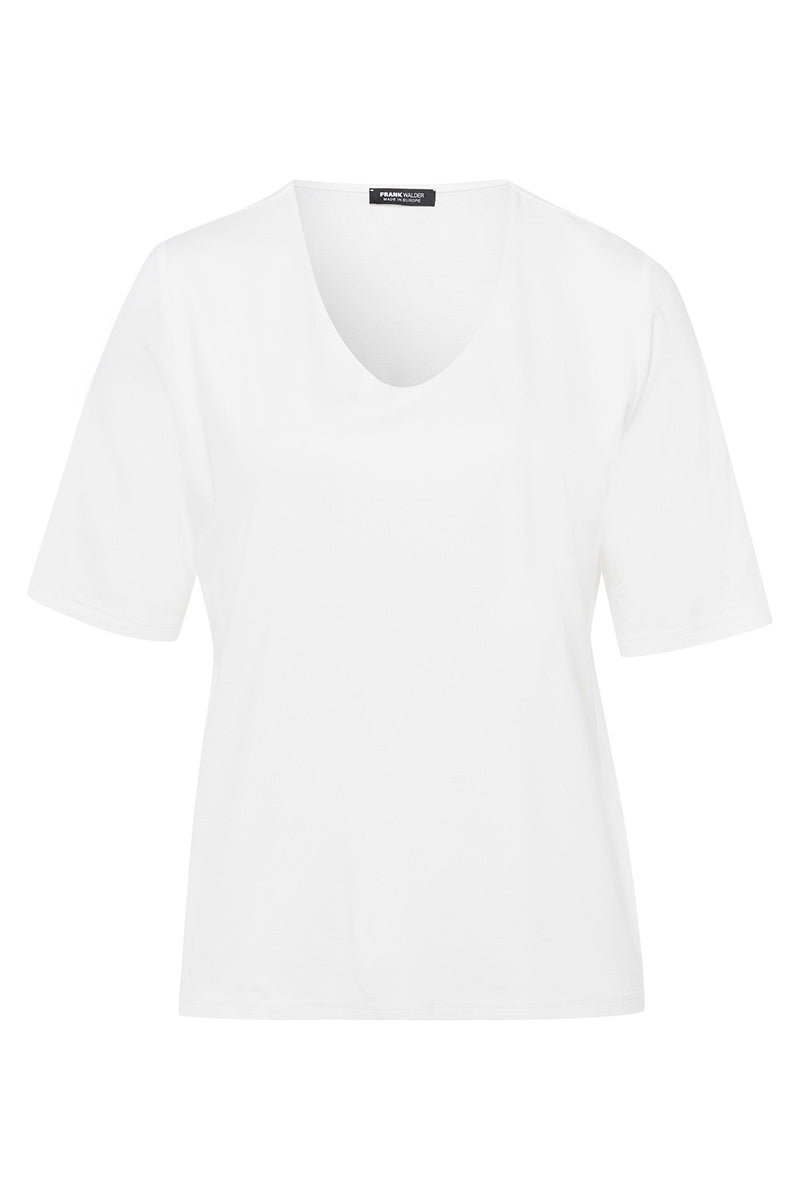 Short-sleeved shirt made of soft jersey