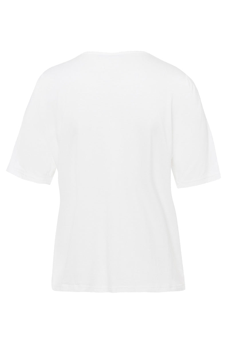 Short-sleeved shirt made of soft jersey