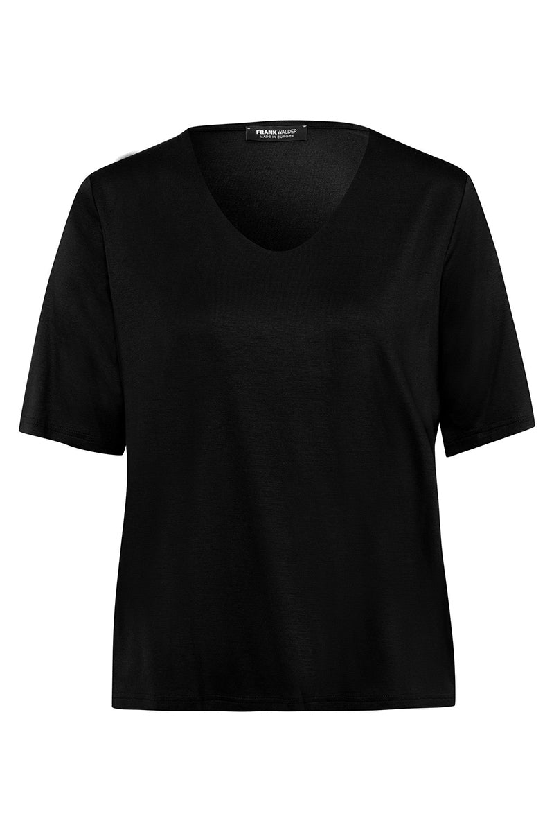 Short-sleeved shirt made of soft jersey
