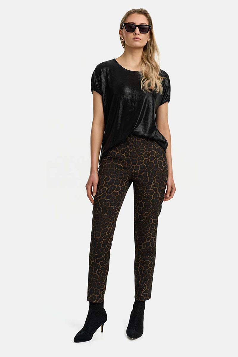 Shirt in glitter jersey