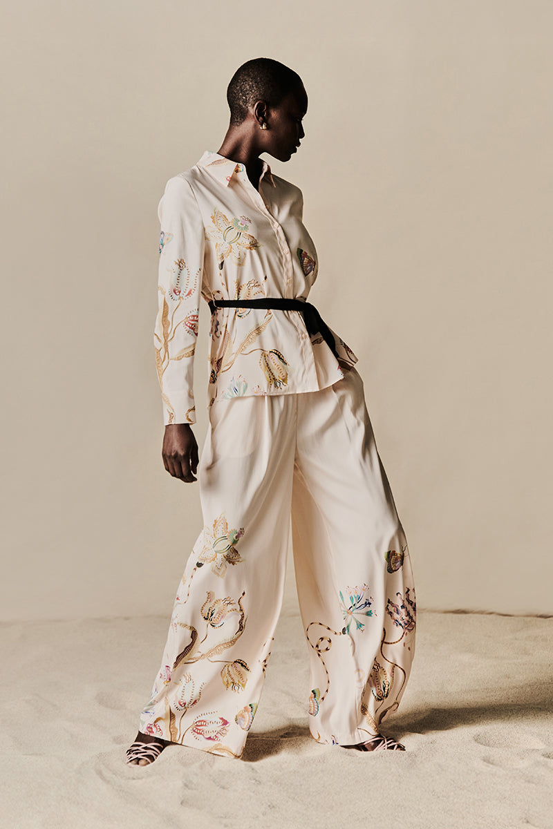 Silk pants