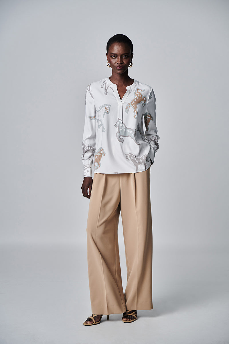 Tunic V-neck blouse - Gina S.