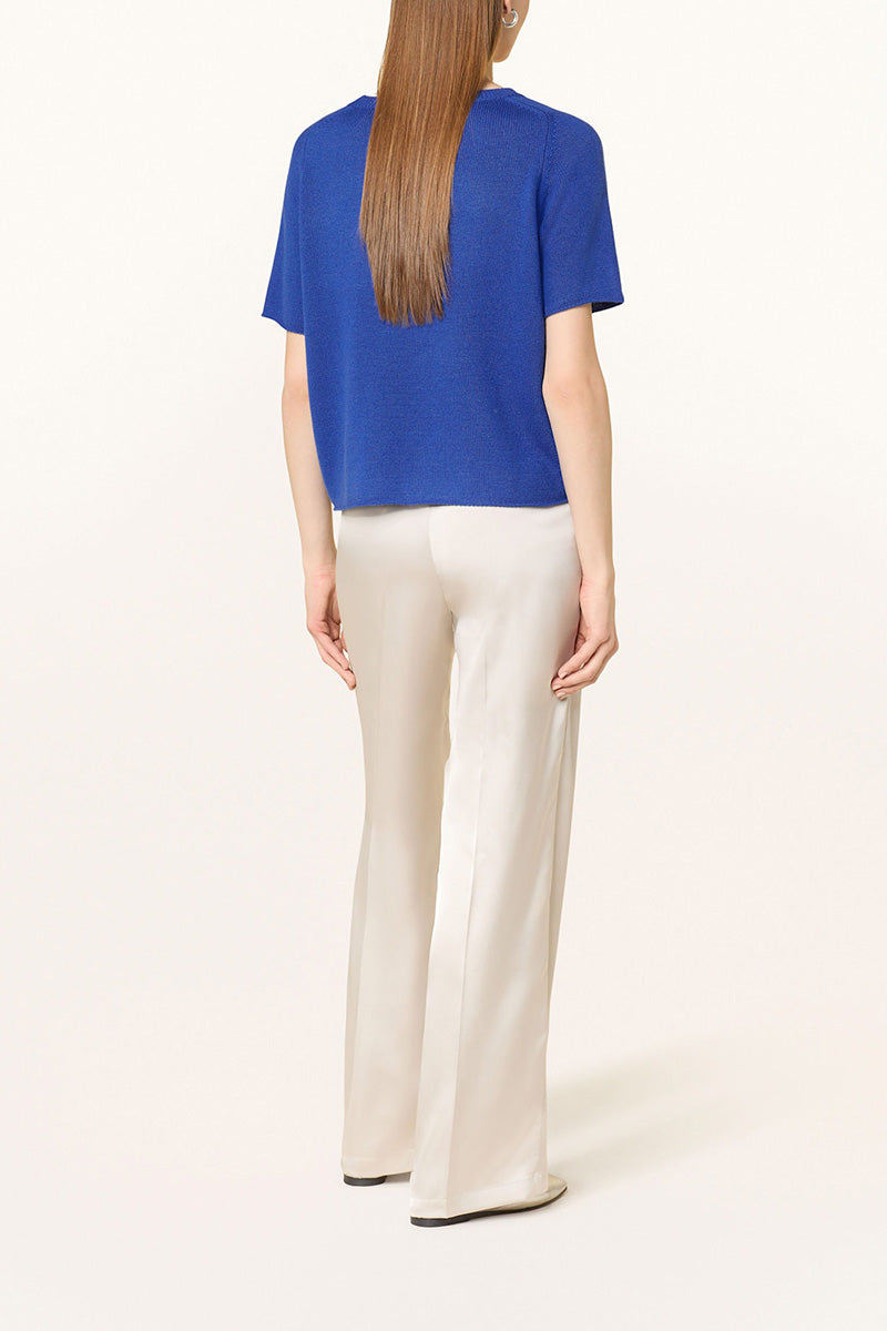 Knitted shirt with cashmere