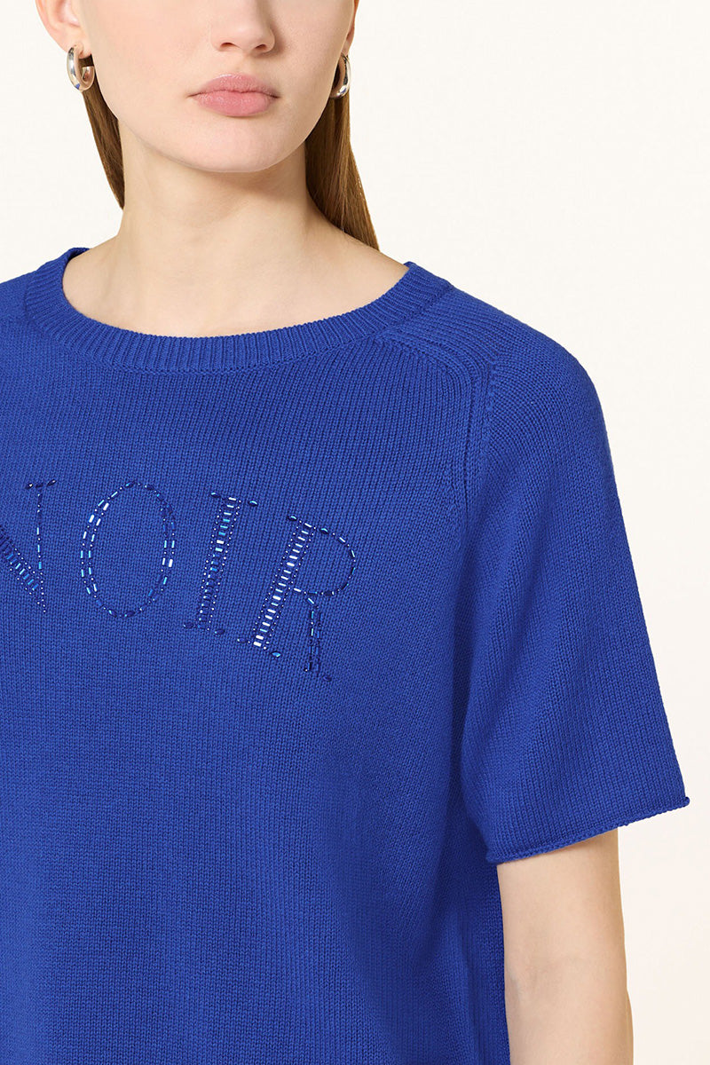 Knitted shirt with cashmere