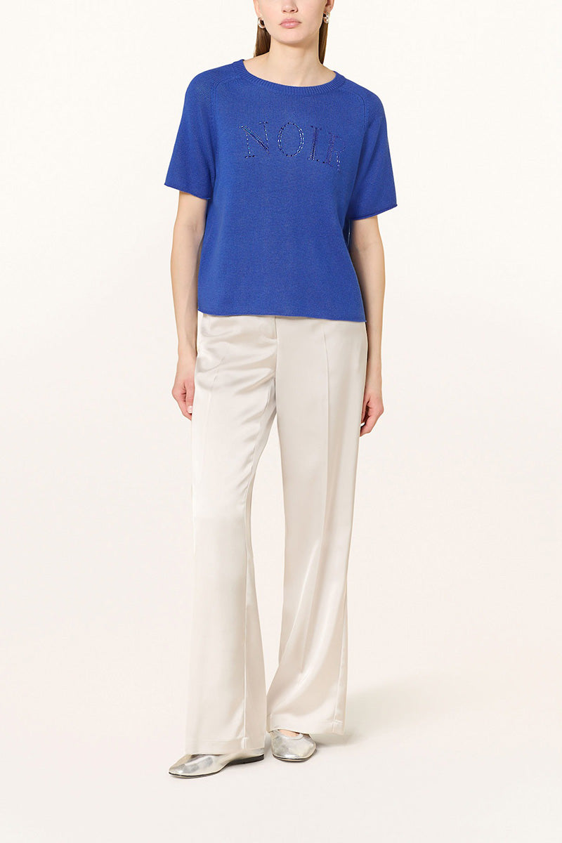 Knitted shirt with cashmere