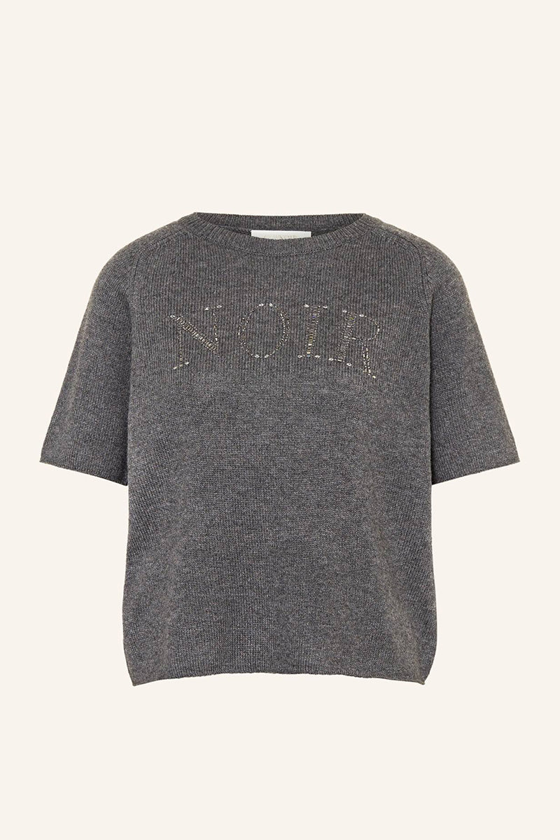 Knitted shirt with cashmere