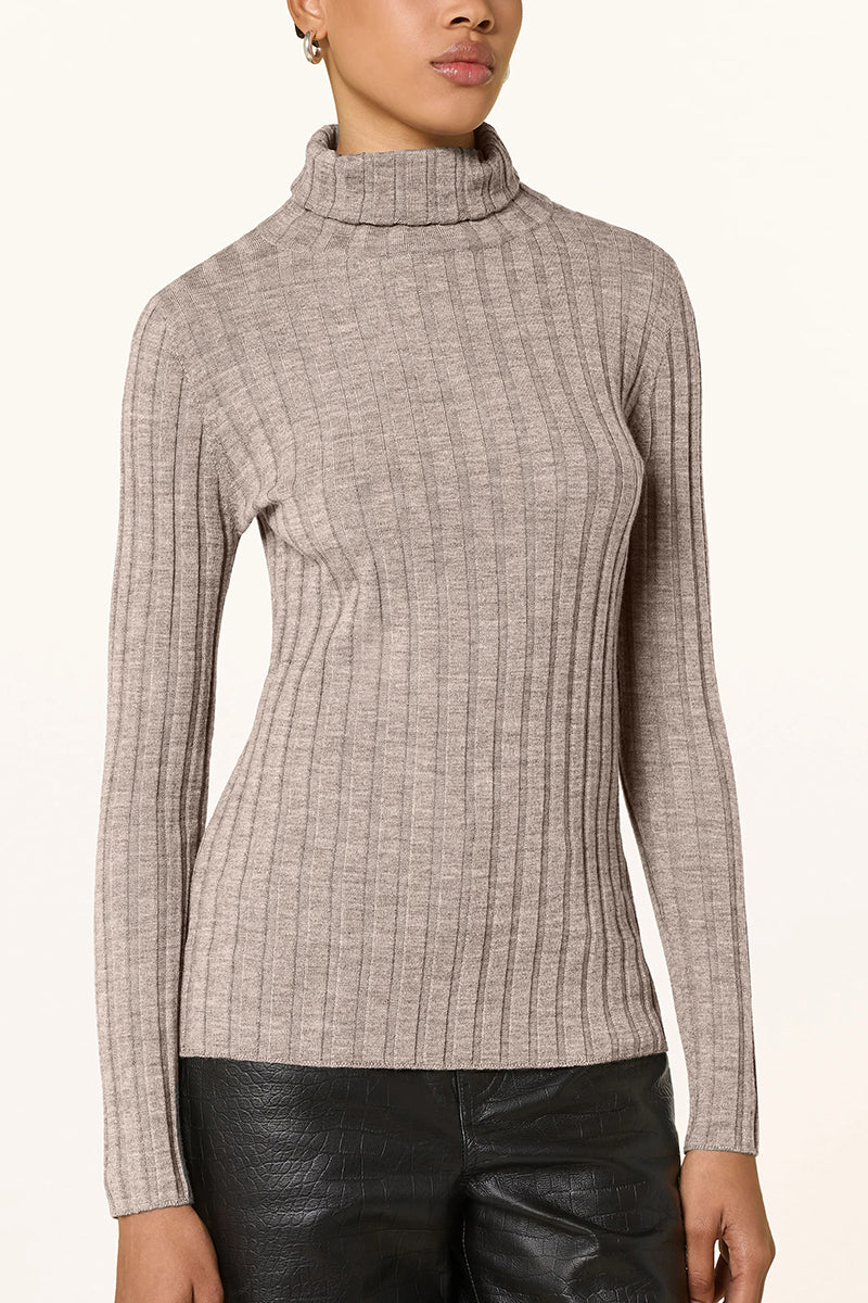 Merino turtleneck shirt