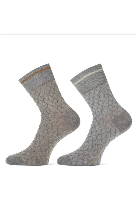 Alix bamboo short socks 2-pack