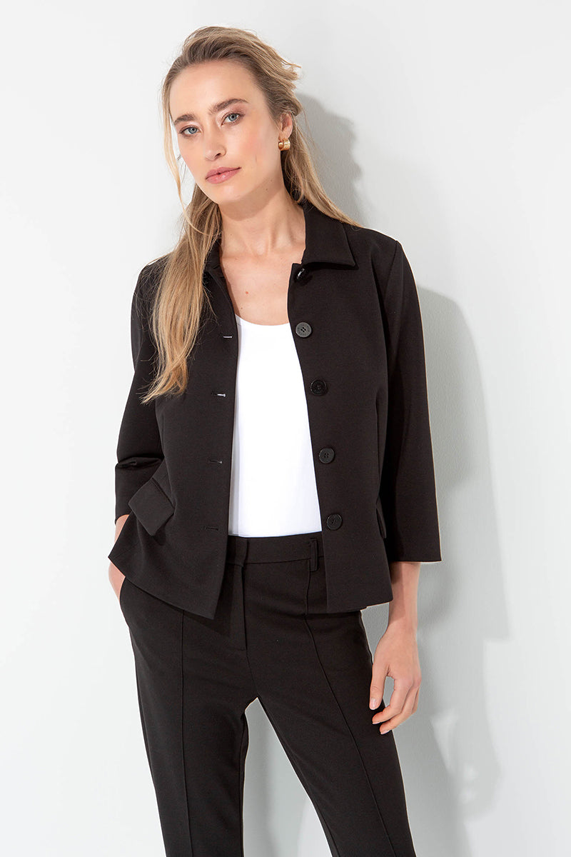 Jacket in heavy jersey