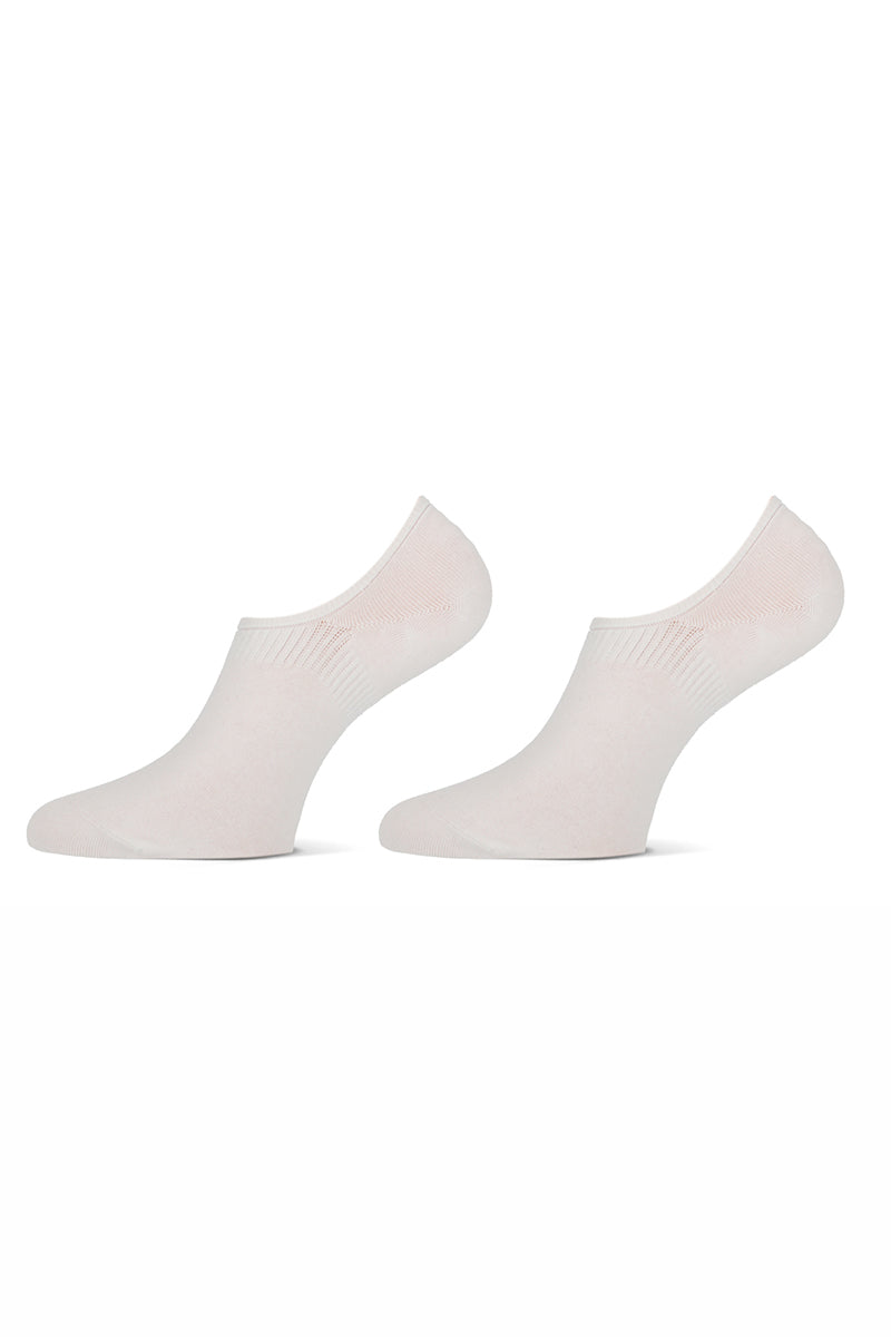 Invisible Footie Cotton ABS 2-Pack