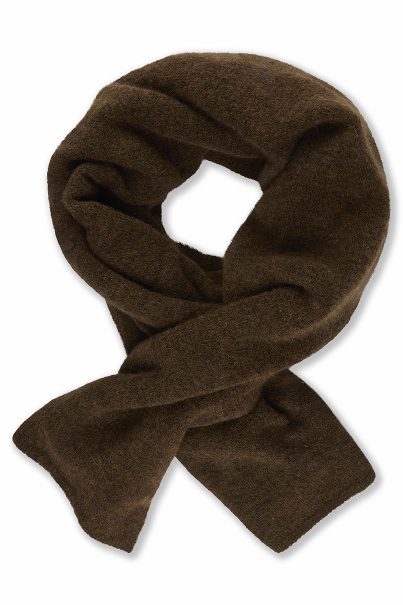 Knit scarf Solid 40x190cm