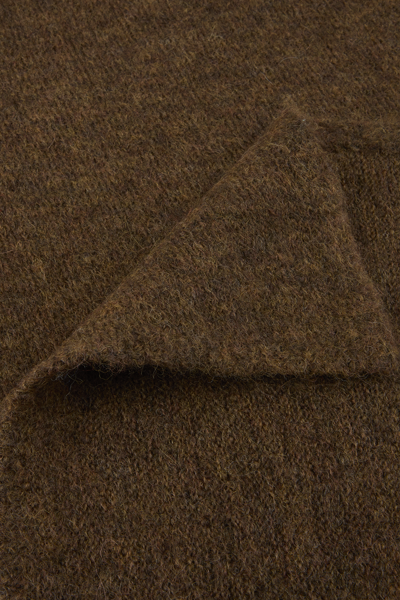 Knit scarf Solid 40x190cm