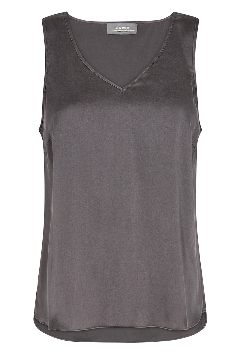 MMAstrid V-Neck Silk Tank Top