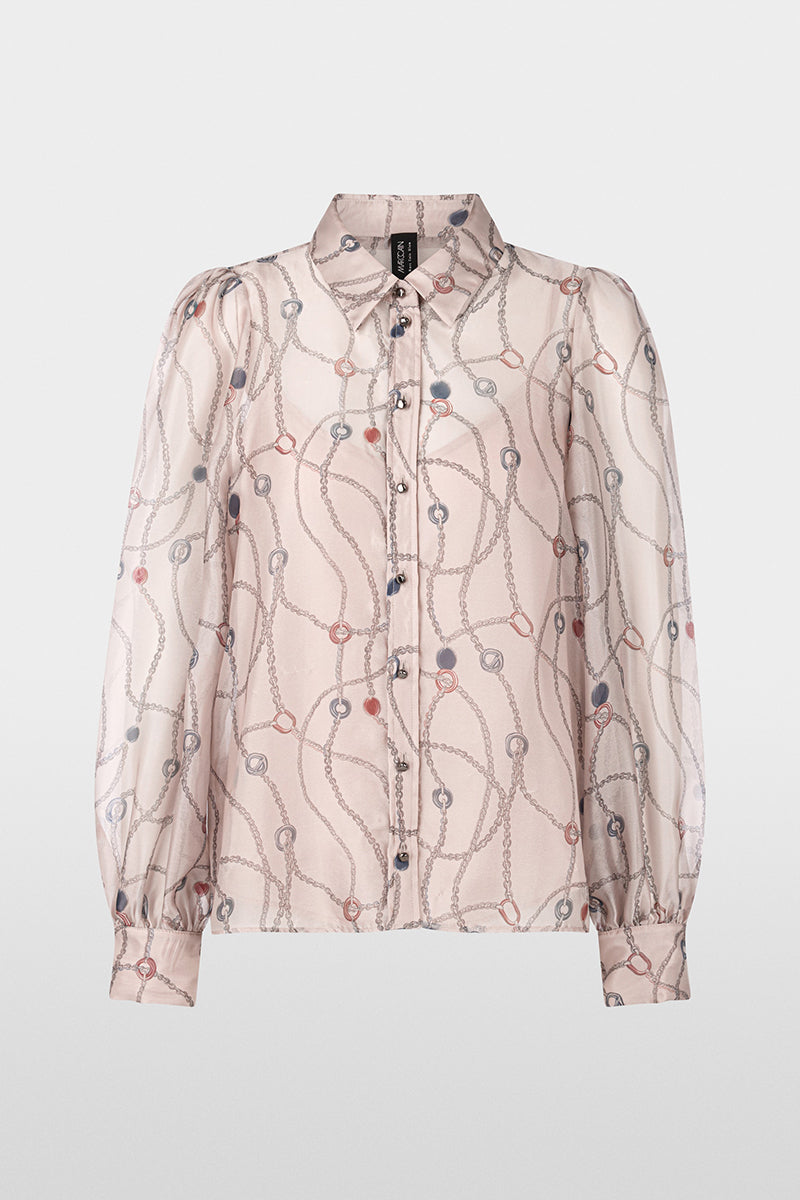 Delicate blouse with detachable top
