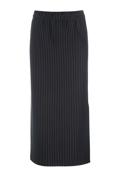 Pinstripe jersey skirt