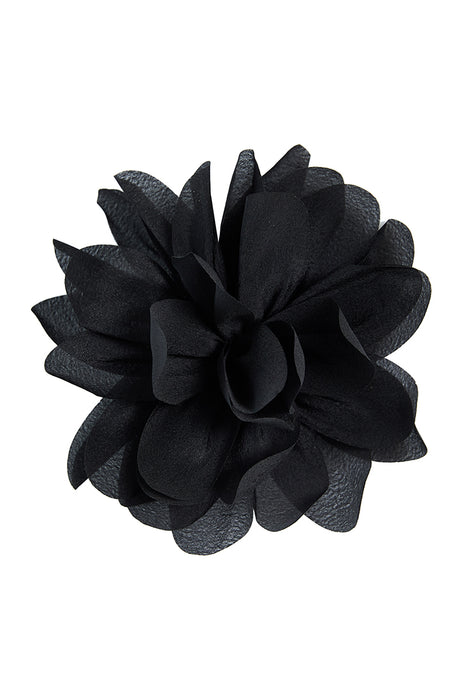 Fabric flower brooch