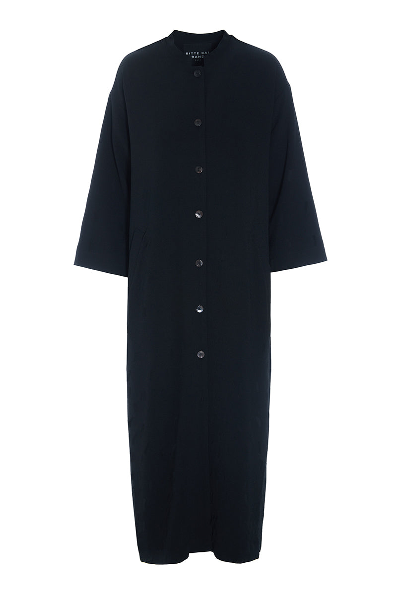Nima crepe coat dress