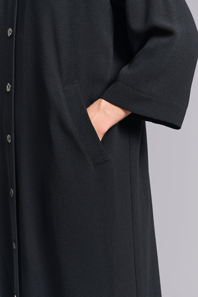 Nima crepe coat dress