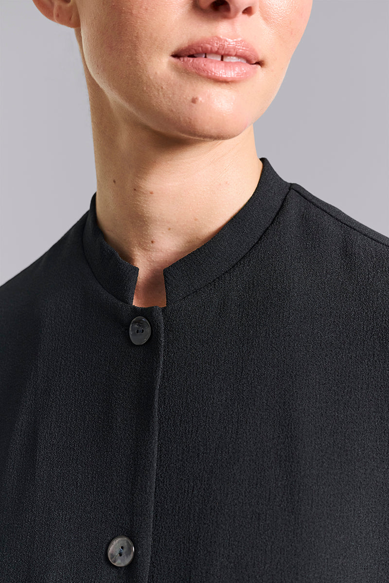 Nima crepe coat dress