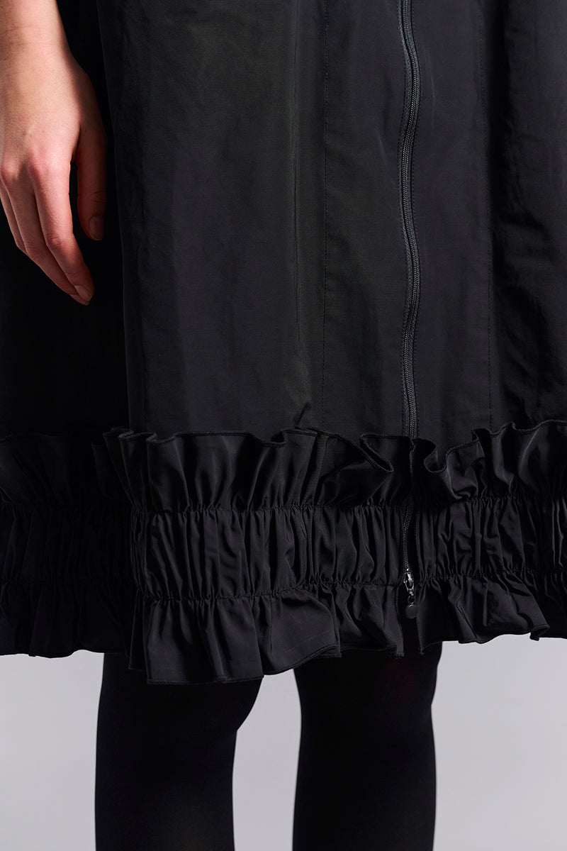 Fukkura poplin dress with zipper