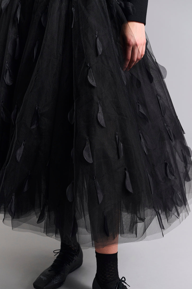 Feathers in the air skirt