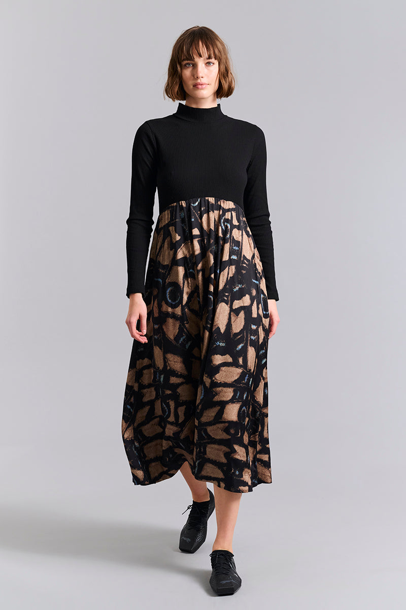 Kuhaki FSC high-neck dress